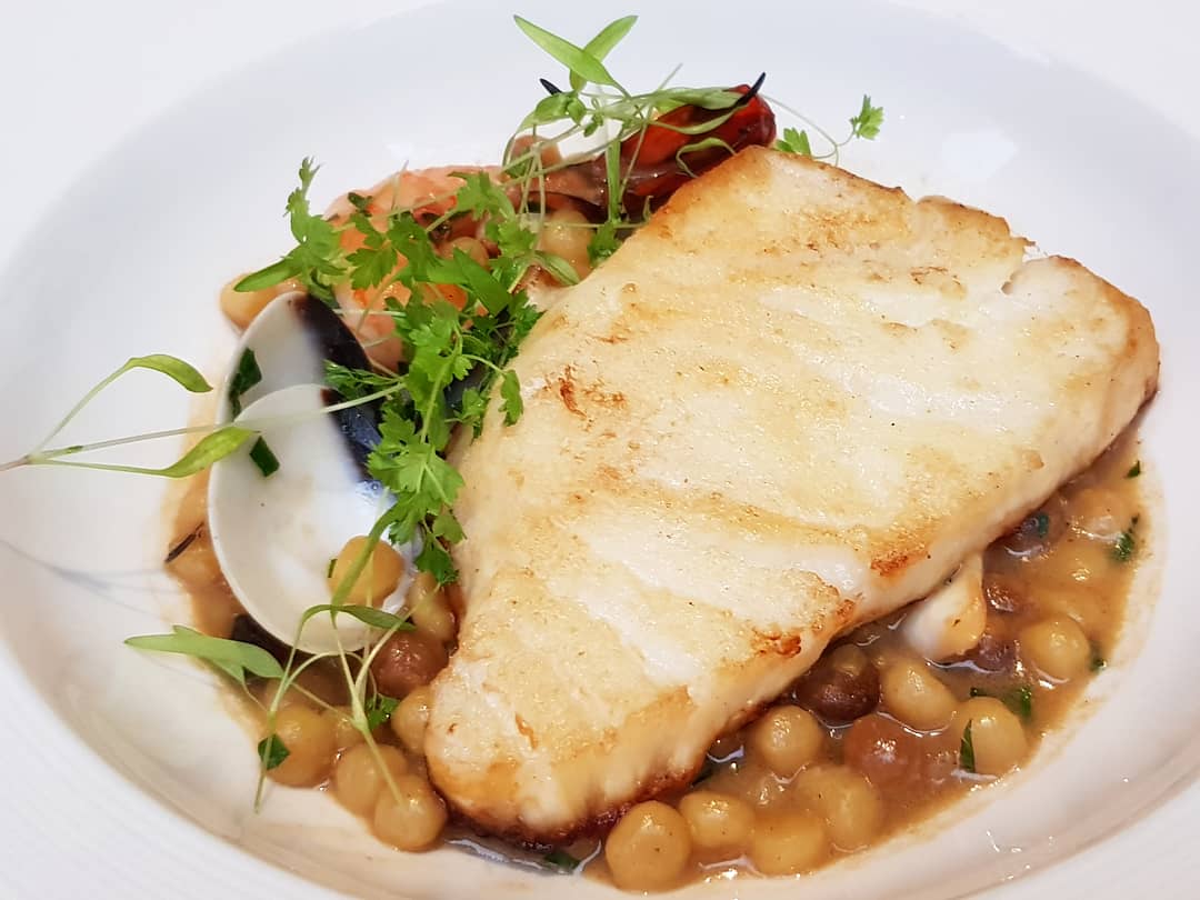 Ash & Elm's Black Cod Fillet À La Plancha