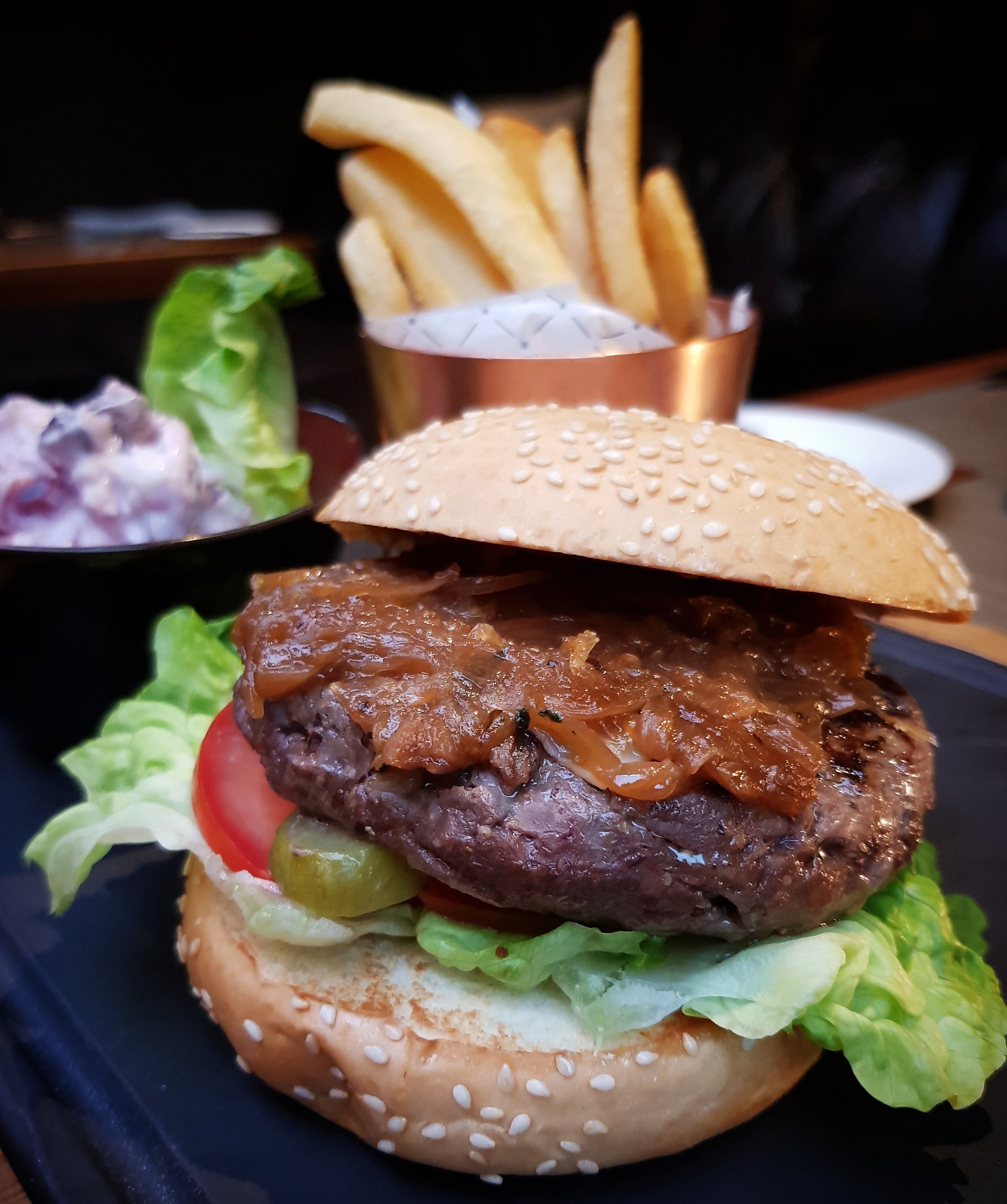 Ash & Elm's Hand-cut Wagyu Beef Burger
